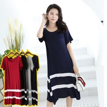 에크스씨샵 플레어 루즈핏 롱 원피스