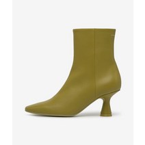 국내 정품 엠엠식스 MM6 메종마르지엘라 MAISON MARGIELA 여성 포인티드 힐 앵클 부츠 - 올리브 그린 / S59WU0212P2451T7358 포인트 HEEL ANKLE