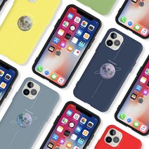 맥로이드 리지아니 (컬러문) 샤무드 소프트 젤리 아이폰 케이스, 아이폰11 PRO MAX_퍼플러