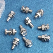 10p 육각볼트(20x6mm) 볼트너트세트, 본상품
