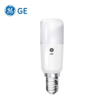 GE 삼파장LED전구 브라이트 스틱 7W E14전구 샹들리에 촛대구, 전구색(노란빛)