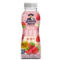 칠성 쉐이크 아침 식사 대용 퀘이커 마시는 오트밀 오트 & 봄딸기 건강식 간편식 식단조절 선식 50G 20개, 2세트
