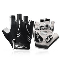 PROGRIP-3 자전거 반장갑 등산장갑 논슬립 젤쿠션 매쉬 아웃도어 라이딩 사이클, 블랙