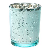 민트 머큐리 유리 보티브 캔들 홀더