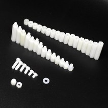 PA66 나이론 M4 서포트볼트 너트 지지대볼트 너트 PCB서포트, 지지대볼트 M4x15+6(12개)