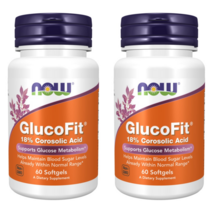 나우푸드 글루코핏 바나바잎 코로솔산 18% 혈당 조절 영양제 2병 총 120개 알약, 2개, 60정