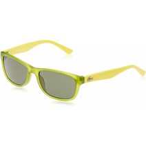 라코스테 아이웨어 사각형 키즈 선글라스 (그린 반투명)