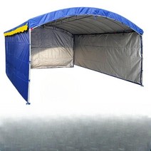 차고천막 주차 차고지 텐트 차량용 자동차 천막 주차장 아치형 방수 대형 마당, 3 x 6m