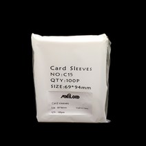 포카슬리브 카드홀드커버 100 개/몫 보드 게임 포커 타로 매직 수호자 트레이딩 축구 농구 홀더, 21 69x94mm