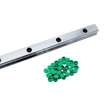 어닝레일 50pc100pc HIWIN 직선 레일 가이드 먼지 커버 C4 C5 C6 C8 플라스틱 녹색 캡 프로텍터 HGR15 HGR2, 02 C5 -HGR20_02 50pcs