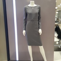 [린] 벨티드체크원피스