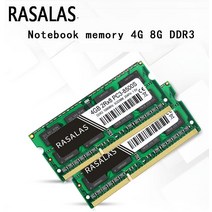[해외]Rasalas 노트북 DDR3 메모리 램 2G 4G 8G 1066 1333 1600Mhz 2Rx8 1.5V 204Pin PC-8500 10600 12800MHz, 8G RAM DDR3 1333Mhz