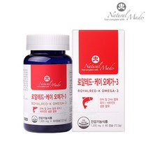 네츄럴메이드 로얄레드케이 오메가3 1 205mg*60캡슐 EPA DHA 혈행건강 크릴오일 슈퍼비타민E 항산화 캐나다직수입, 1205mg, 180캡슐