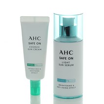 AHC 세이프온 라이트 선세럼 SPF50+ PA++++ 40ml + 에센스 선크림 SPF50+ PA++++ 20ml 세트, 3세트