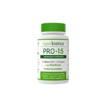 Hyperbiotics 하이퍼바이오틱스 프로 15 어드밴스드 스트렝스 & 키위후르츠 150 억 유산균 30 타임 릴리즈개입 미국