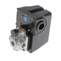 GHSHOP 단상 4 포트 공기 압축기 압력 스위치 제어 밸브 SG-3D, 95MM * 90MM * 70MM