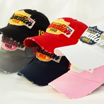 구제 빈티지 워싱 연예인 볼캡 야구모자