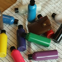 [공방공구] 가죽공예 엣지코트 엣지페인트 기리메 약물 단면마감제 50ml 100ml, 그레이