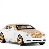다이캐스트 롤스로이스 1:32 롤스 로이스 슈퍼 자동차 금속 다이케스트 장난감 모델 미니어처 선물을위한, 01 WHITE
