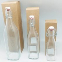 스윙병 더치커피병 선물박스 케이스 중 두꺼운재질 손잡이형