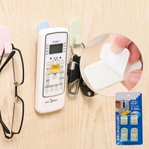벽부착 리모컨 거치대 (2P) 정리대 자석명찰 파일정리, 1개