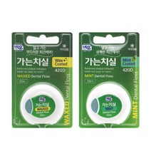 네오메디칼 치실3종 (일반형치실 스펀지치실 가는치실) 2가지의 향 (왁스향) (민트향), 가는치실, 민트