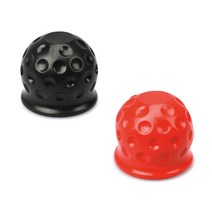 카라반용품 소프트 고무볼 견인볼 커버 히치볼 덮개 트레일러견인 50mm 토우볼, 고무(블랙)