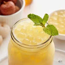 Bossen Pure25 Lychee Bursting Boba 보센 버스팅 팝핑 보바 리치 토핑 3.3kg