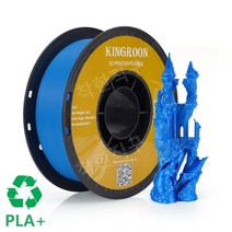 킹룬 3D 프린터 필라멘트 1KG 1.75mm PLA 레진, 한국, 파란색
