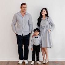 미쏘아 패밀리룩 그레이컬렉션 가족커플룩 돌촬영룩 가족셔츠
