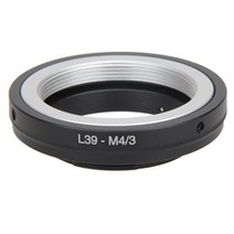 L39 m39 렌즈-마이크로 4/3 마운트 카메라 M43 Leica-Olympus 용 어댑터 링 E-P1 적합, 01 Black