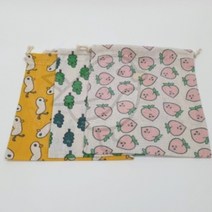 새임 조리개파우치 대 주머니파우치 린넨파우치 광목복주머니