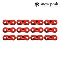 스노우피크 텐트 타프 로프 스토퍼 12개 세트 R-050-1