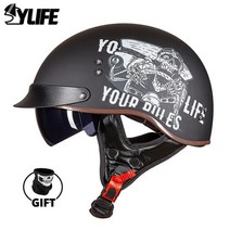 자전거악세사리 스페셜라이즈드 헬멧 레트로 오토바이 독일 빈티지 하프 도트 인증 사계절 모토 크로스 모터사이클 액세서리 148078, XXL, GMT-4-18