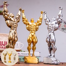 헬창선물 피지컬100 근징어게임 헬창피규어 트로피 특전사 춘리, 실버