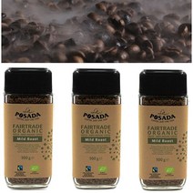 포사다 유기농 다크로스트 커피 마일드로스트 커피 아라비카 원두 공정무역 100g 1병 2병 3병, 마일드로스트 100g