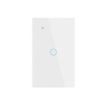 다기능 스마트 조명 홈 터치 스위치 강화 유리 가전제품 앱 제어 하우스 투야 와이파이, 01 White 1 gang