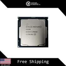인텔 펜티엄 골드 G5400 컴퓨터 CPU 프로세서 2 코어 3.7GHz LGA1151 Cooler, No