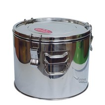 회사 세미나 단체 급식용 이중국통 20L 보온보냉용기 국물통, 상세페이지참조