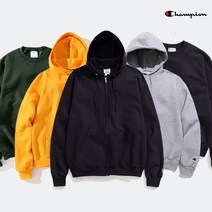 챔피온 길단 기모 맨투맨 후드티 후드집업 04.길단 88000 아시안핏 맨투맨 네이비/M