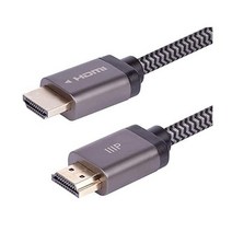 Monoprice 모노프라이스 8K 인증 Braided Ultra 하이스피드 HDMI 2.1 Cable - 6 Feet Black | 48Gbps Compatible With S, Length 6ft_Pack Size 1