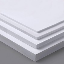 5pcs 1mm 2mm 3mm 4.5mm 5mm 7mm 8mm 9mm 스티로폼 플레이트 300x200mm PVC 시트 폼 보드 모델 제작 재료 크기, [03] 5mm black