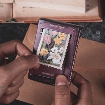 빈티지 우체통 다꾸 스티커#89254AEA#, 빈티지숫자