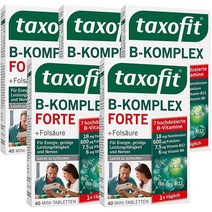 독일직구 Taxofit 에너지 스피릿적 퍼포먼스 및B-Complex 포르테 미니 태블릿, 수량, 상세참조