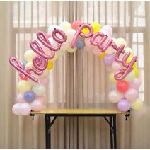 테이블 아치형 스탠드 생일파티 기념일 풍선 소품