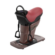 승마운동기구 뱃살운동기구Ultrasport F-Bike Professional Hometrainer 실내 가정용 전기 멀티 모드 승마, 푸른
