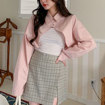 이즈도야 FR025 슈가 볼레로 셔츠