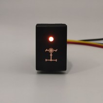 차량 호환 부품 교체용 자동차 LED 라이트 전면 안개등 스위치 후면 디프 푸시 버튼 액세서리 스즈키 짐니, 03 Front diff lock