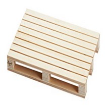 Bisetti BT-26122 Medium Pallet Wood Cutting Board/Tray 11.8 x 7.9 x 1.1” Brown, 1