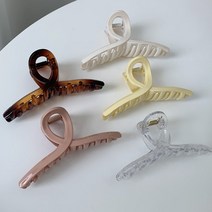 투에이치 꼬임 올림머리 집게핀 큰사이즈 반묶음 헤어핀